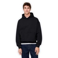 GAP 821270-01 Oversize mikina Heavyweight Unisex Černá