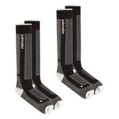 ICEBREAKER Men Mer Ski+ Medium OTC 2 Pack BLACK/ETHER/GRAPHITE