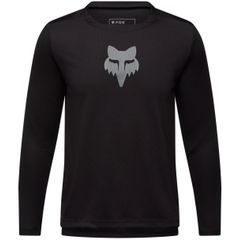 FOX Yth Ranger Ls Jersey Fox Head Black