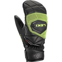 LEKI WCR Coach 3D Junior Mitt, black-ice lemon