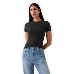 GAP 544347-02 Tričko s krátkým rukávem Černá
