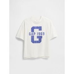 GAP 768091-11 Dětské tričko s logem Bílá
