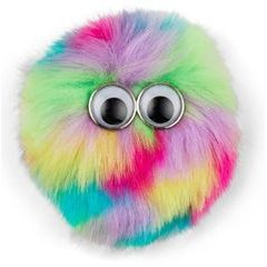 ERGOBAG Fluffy Klettie - Pink-Green