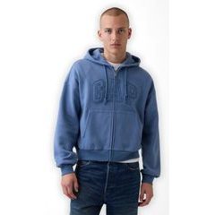 GAP 887084-00 Oversize mikina s logem VintageSoft Tmavě modrá