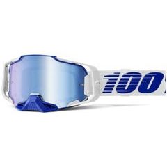 100% ARMEGA Goggle Blue - Mirror Blue Lens