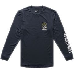 TROY LEE DESIGNS YOUTH RUCKUS RIDE LONG SLEEVE TEE PRESSED CARBON