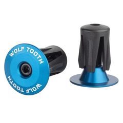 WOLF TOOTH BARPLUG aluminium/modrá