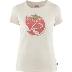 FJÄLLRÄVEN Arctic Fox Print T-shirt W Chalk White