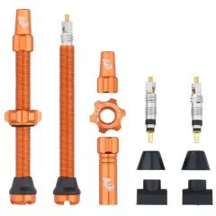 WOLF TOOTH Tubeless Valve Stem Kit 60mm oranžová