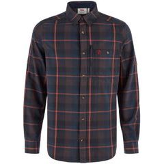FJÄLLRÄVEN Fjällglim Regular Shirt M Black Oak-Wood Brown