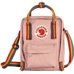 FJÄLLRÄVEN Kånken Rainbow Sling Chalk Rose-Rainbow