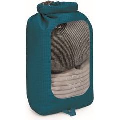 OSPREY DRY SACK 6 W/WINDOW, waterfront blue