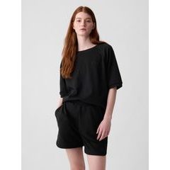 GAP 416419-02 Mikina s krátkým rukávem Černá