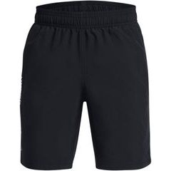 UNDER ARMOUR Woven Wdmk Shorts, Black / White
