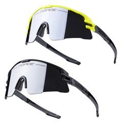 FORCE F AMBIENT 1x černé+1x fluo, černé sklo SADA
