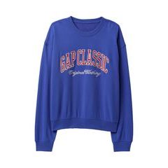 GAP Oversize mikina s logem Modrá