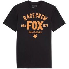 FOX Slogan S Prem Tee Black