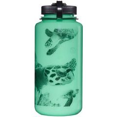 NALGENE Wide Mouth 1000 ml Glow w/Black Turtle