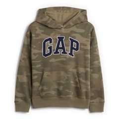 GAP 813828-00 Dětská mikina s logem Zelená