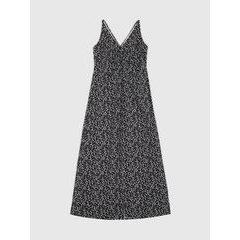 GAP 880265-00 Midi šaty na ramínka Černá