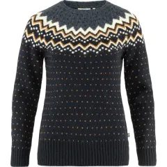 FJÄLLRÄVEN Övik Knit Sweater W Dark Navy