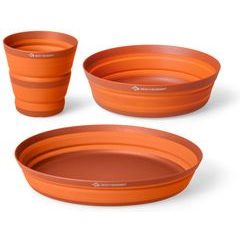 SEA TO SUMMIT XLite Collapsible Plate, Bowl & Mug Set Burnt Orange