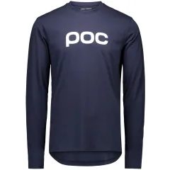 POC M's Reform Enduro Jersey Apatite Navy/White Logo