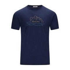 ACLIMA LightWool 140 Tee Sunset M's Navy Blazer