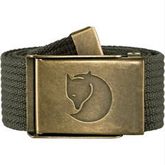 FJÄLLRÄVEN Canvas Brass Belt 4 cm Mountain Grey