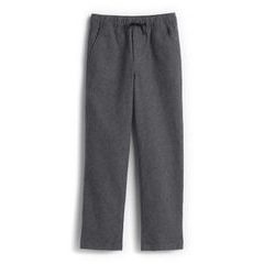GAP 887334-01 Dětské kalhoty z lněné směsi Černá