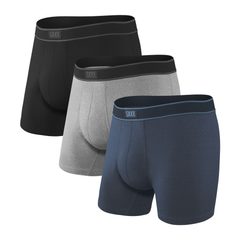 SAXX DAYTRIPPER BB FLY 3PK black/grey/navy