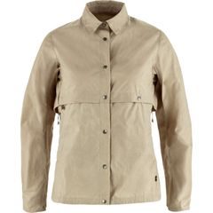 FJÄLLRÄVEN Hoja Rider's Wind Jacket W Fossil