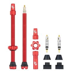 WOLF TOOTH Tubeless Valve Stem Kit 80mm červená