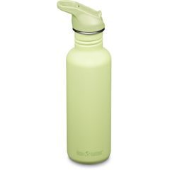 KLEAN KANTEEN Classic 800 ml (w/Flip Seal Sport Cap) - shadow lime