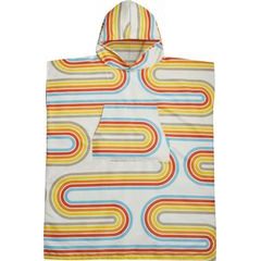 PACKTOWL CHANGING PONCHO S/M Retro Curve barevné zatáčky