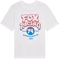 FOX W Racewear Ss Tee White