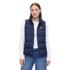 GAP 791282-03 Prošívaná nepromokavá vesta ColdControl Tmavě modrá