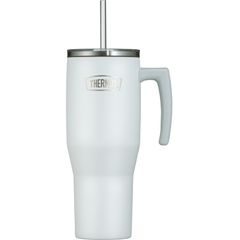 THERMOS Refreshing s madlem a brčkem 1,1l - matná bílá