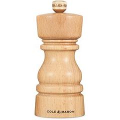 COLE&MASON London Precision+ přírodní buk 13 cm sůl