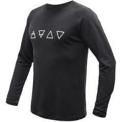 SENSOR MERINO BLEND ELEMENTS pánské triko dl.rukáv černá