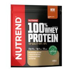 NUTREND 100% Whey Protein, sáček, 1000 g karamelové latté