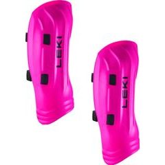 LEKI Shin Guard Worldcup Pro Junior, neonpink