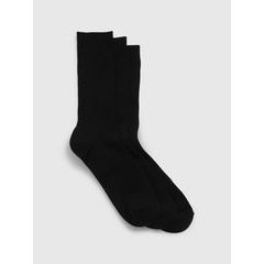 GAP 733789-02 Vysoké ponožky, 3 páry Černá