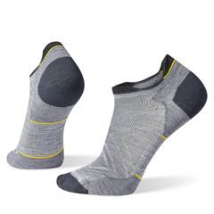 SMARTWOOL Run Zero Cushion Low Ankle Socks Run LIGHT GRAY