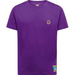 LA SPORTIVA Climbing on the Moon T-Shirt M Viola/Giallo