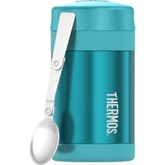 THERMOS Dětská termoska na jídlo s lžící 470 ml tyrkysová