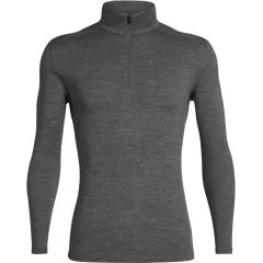 ICEBREAKER M 260 Tech LS Half Zip GRITSTONE HTHR-013