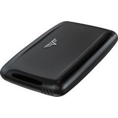 TRU VIRTU Card Case PEARL - silk Black Magic