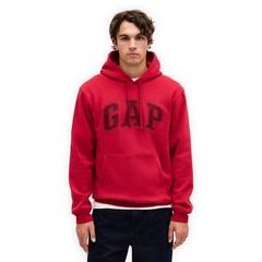 GAP 715036-75 Mikina VintageSoft Unisex Červená