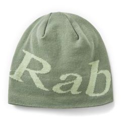 RAB Logo Beanie dark fig green/fig green
